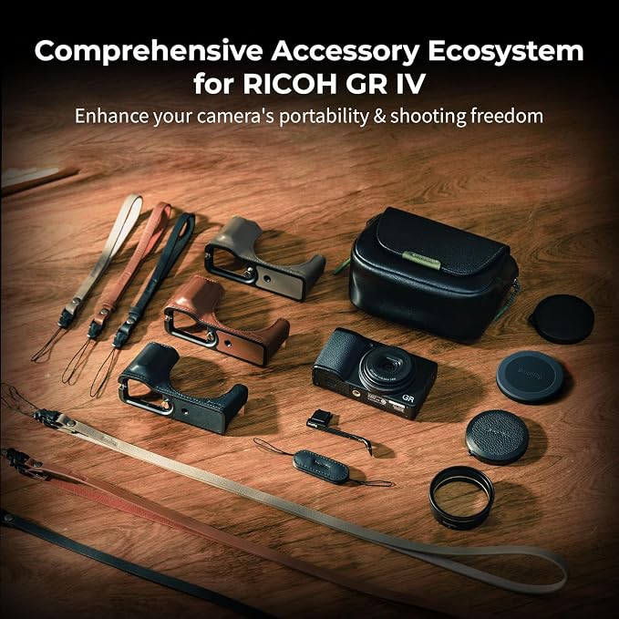 SMALLRIG Thumb Grip for RICOH GR IV/GR IV HDF/GR IV Monochrome /GRIV/GR 4 | GR4 Thumb Rest with Hot Shoe Cover, Built-in Silicone Pads and Detach Slot (Black) - Image 6