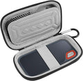 SSD Case for SanDisk Extreme Portable SSD & Extreme PRO, Hard Shell Protective Storage Bag with Carabiner, Fits 1TB 2TB 4TB 8TB External Solid State Drive for Business Travel (Blue) | Elastic Strap Secures the SSD, Mesh Pocket Organizes Cables, Carabin... by paiyule