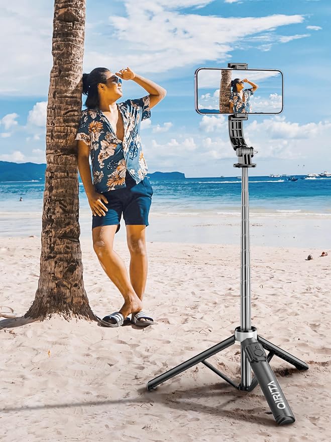 Selfie Stick & Phone Tripod, All in 1 Selfie Stick with Remote, Phone Travel Tripod Stand for Video Recording, Live Streaming, Photograph, Group Photo, Vlog Compatible with All Cellphones - Image 9