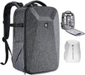 K&F CONCEPT Camera Backpack,Hardshell Photography DSLR Camera Bag | 15-15.6 Inch Laptop Compartment, Waterproof, Hard Shell Camera Case, Compatible with Canon/Nikon/Sony/DJI Mavic Drone, B07 by KFCONCEPT