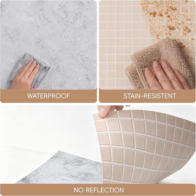 Product Photography Backdrops, 9Pcs 18Patterns Photo Backdrop Board | Double-Sided Photo Background for Food, Jewelry, Beauty, Crafts, for Small Business, UGC Content Creators, 16x11.5in - Image 4