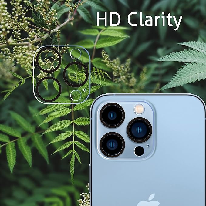 Ailun Camera Lens Protector for iPhone 16 Pro/16 Pro Max/14 Pro/14 Pro Max | 3 Pack, Tempered Glass, Anti-Scratch, Case Friendly - Image 3