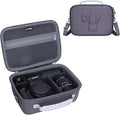 L LTGEM Hard Camera Case Compatible with Canon EOS Rebel T7, R50, R6 Mark II, R100, DSLR SLR Cameras, Lenses, and Tripods, Camera Travel Bag, Featuring 4 Dividers and a Shoulder Strap, Dark Gray by LTGEM