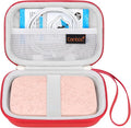 Canboc Carrying Case for HP Sprocket Portable 2x3 Instant Photo Printer | For Kodak Step Wireless Mobile Photo Printer, Mesh Bag fit Photo Paper Cable, Red by Canboc