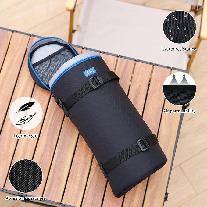 JJC Extra Large Camera Lens Case Bag for Canon RF 200-800mm Below 5.5x14.6 | Thick Camera Lens Case for Nikon 180-600mm/600mm F6.3,for Sony FE 200-600mm F5.6-6.3 Zoom 400-800mm F6.3-8 G & Teleconverte - Image 5