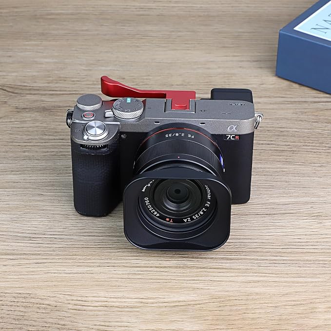 Haoge Metal Thumb Up for Sony α7CR,A7CII Alpha 7CII,ILCE-7CII,Camera Accessories Red THB-A7CII-R Hot Shoe Rest Hand Grip - Image 9