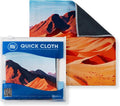 Microfiber Wholesale Quick Cloth Glasses Cleaning Cloths 8x8 Desert 1-Pack | with Case | Double-Sided Lens Cleaner for Eyeglasses, Camera, Screens & Glass | Reusable Microfiber Glass Polishing Cloths by MicrofiberWholesale