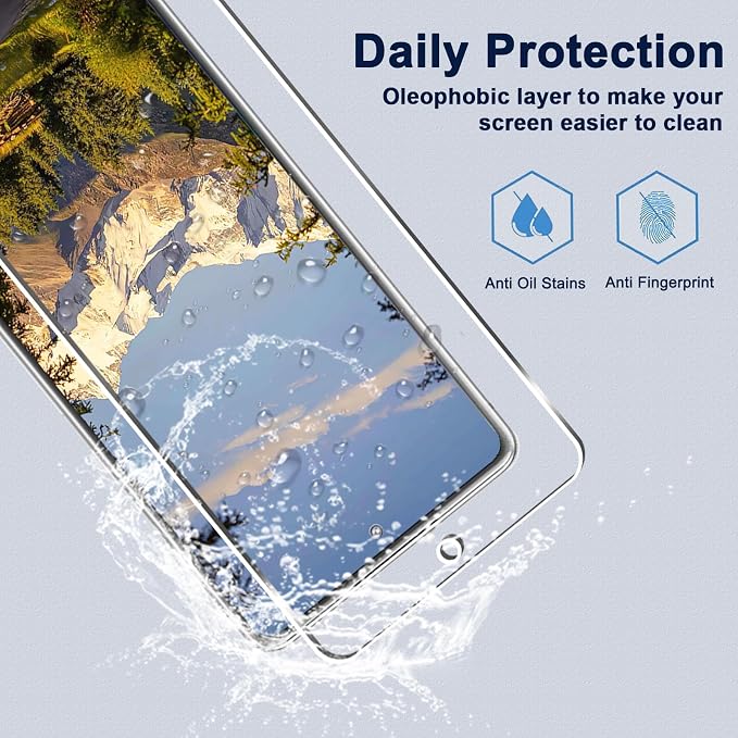 [3+3 Pack]Galaxy S20 FE 5G Screen Protector + Camera Lens Protector, HD Tempered Glass Film, 9H Hardness, Scratch Resistant, Easy Installation, Bubble Free, Screen Protector for Samsung Galaxy S20 FE - Image 7