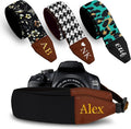 Art Tribute Camera Strap Personalized With Name - Shoulder, Crossbody & Neck Camera Strap for Photographers, Fits All Cameras, Canon Nikon Sony Fujifilm, Padded Strap W/Quick Release & Leather Ends by ArtTribute