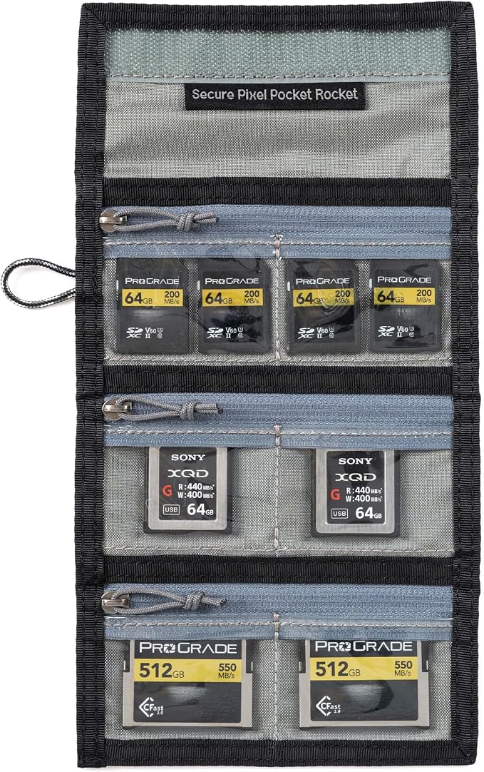 Think Tank Secure Pixel Pocket Rocket V2 Folding Wallet for Multiple Card Sizes (Black Slate) - Image 3