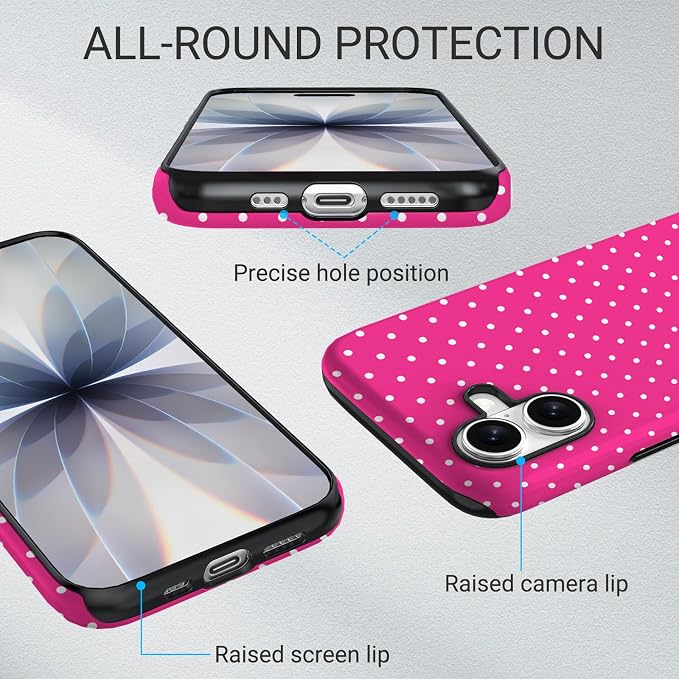 TPU Phone Case for iPhone 17, MagSafe Wireless Charging Compatible, Shockproof Slim Fit Protective Cover with Anti-Yellowing & Raised Camera Protection (Point 4, iPhone 17(6.3")) - Image 6