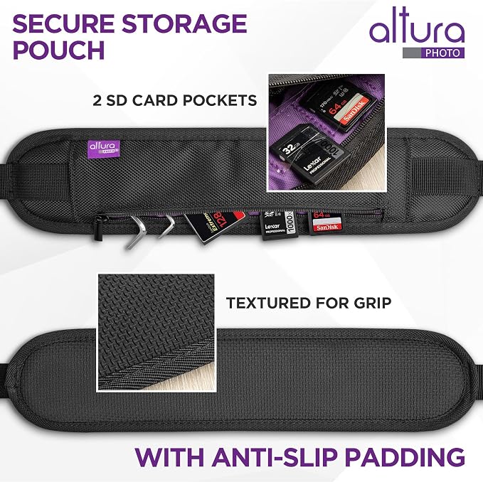 Altura Photo Camera Strap with Quick Release & Safety Tether - Camera Strap for Photographers for Sony, Nikon, & Canon - Image 4