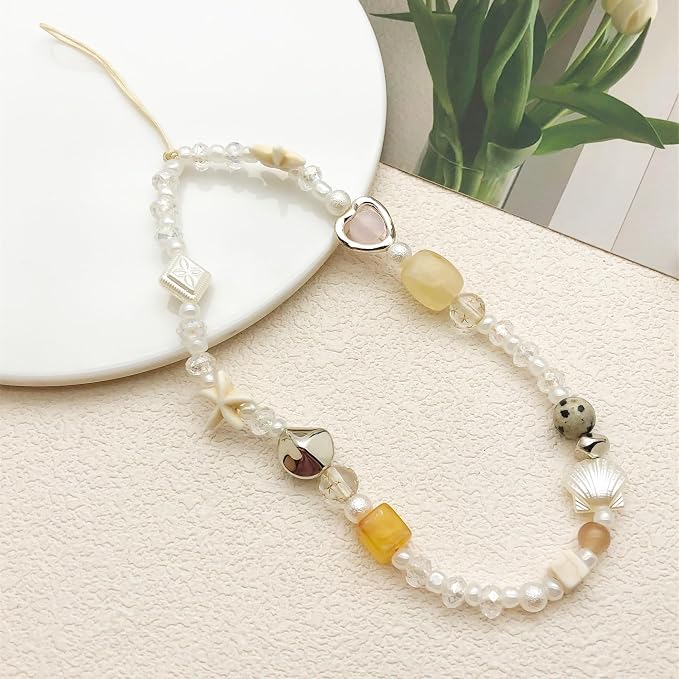 Beaded Camera Wrist Strap Cute Digital Camera Charm Lanyard Phone Chain Keychain Beaded Phone Lanyard Bag Charm - Image 2
