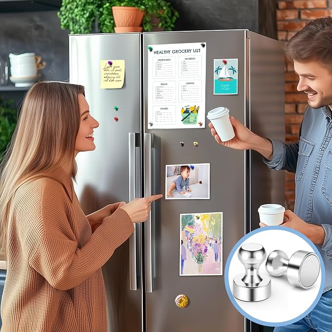 FINDMAG 16 Pack Magnets for Whiteboard, Fridge Magnet, Small Magnets, Refrigerator Magnets, Neodymium Magnet for School, Home, Garage, Crafts - Image 5