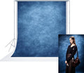 UrcTepics 8×10 ft Abstract Blue Fabric Photo Backdrops, Abstract Texture Backdrop for Headshots and Portraits, Photography Background for Studio and Vedio. by UrcTepics