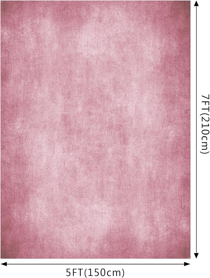 Pink Photo Backdrop Studio Abstract Texture Photography Background 5x7ft | Creative Background Photography Studio Shooting Canvas Professional Portrait - Image 2