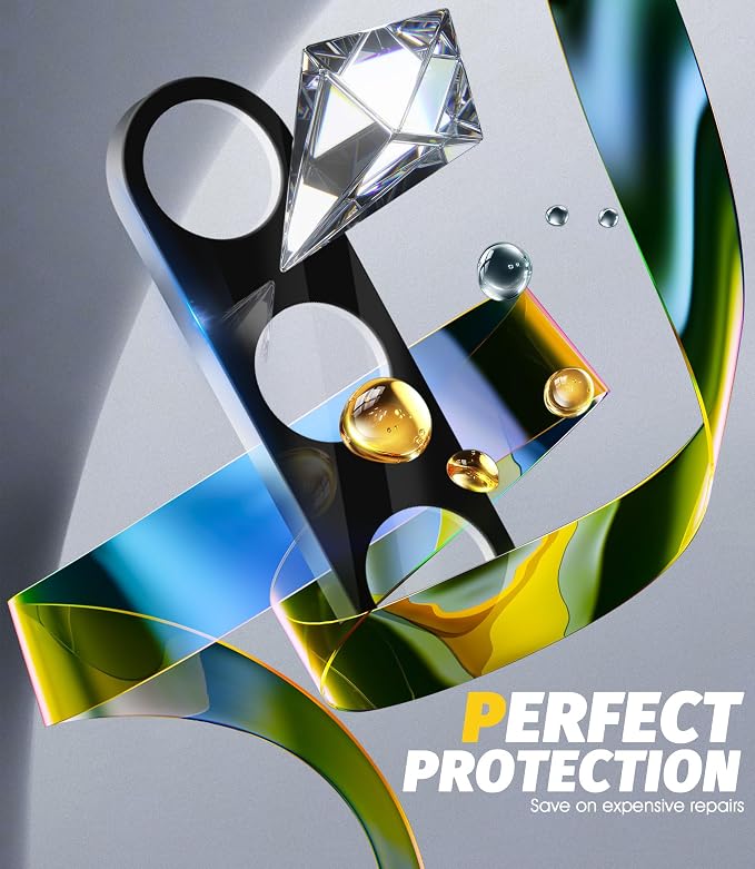 Orzero (3 Pack) Camera Lens Protector Compatible for Samsung Galaxy S24 FE/S24 Plus, Protector de Cámera Tempered Glass 9H Anti-Scratch Case Friendly Does Not Affect Night Shots and Flash - Image 6