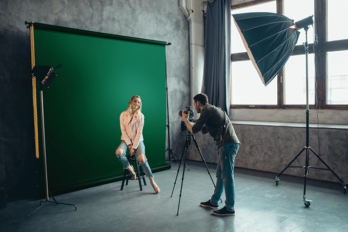 Denny Mfg Seamless Paper Backdrop for Photoshoot, Pine Green, 86 in x 36 ft | Photography Backdrop, Matte Finish for Portraits, Product Photos and Video Shoots, with Free Roll Gaffer Tape (2 in x 13 ft) - Image 5