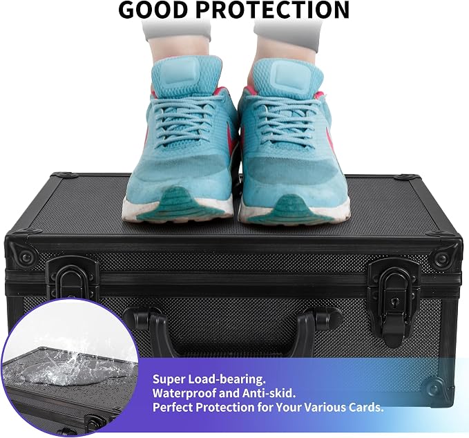 HZGXQN Toploader Storage Box for 3" x 4" 35pt Rigid Card, Top Loader Card Storage Hard Case, Sports Card Storage Boxes for Trading Cards, Top Loaders Holder (Holds 600+ Toploaders) - Image 6
