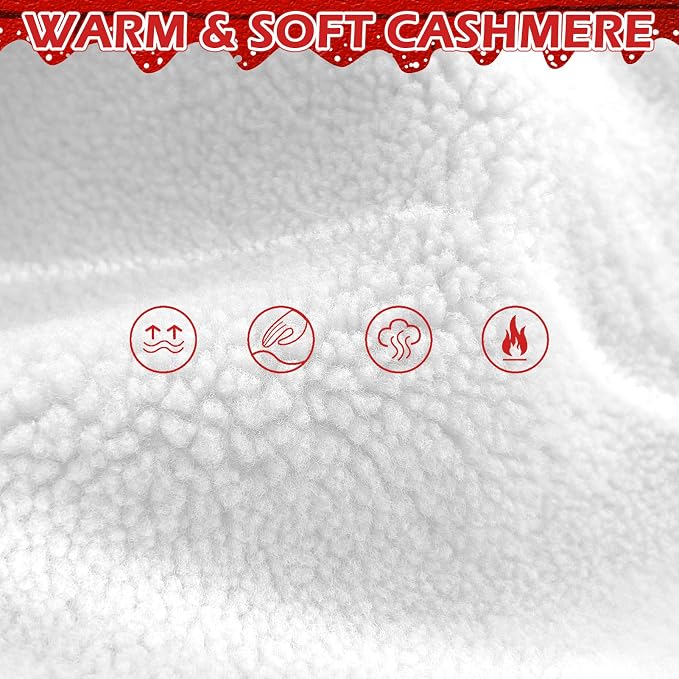 EXPAWLORER Christmas Anti-Slip Soft Dog Socks for Hardwood Floor,Warm Dog Shoes,Paw Protectors for Cold Pavement,Prevent Licking,Traction Control for Small Medium Large Senior Dogs - Image 4