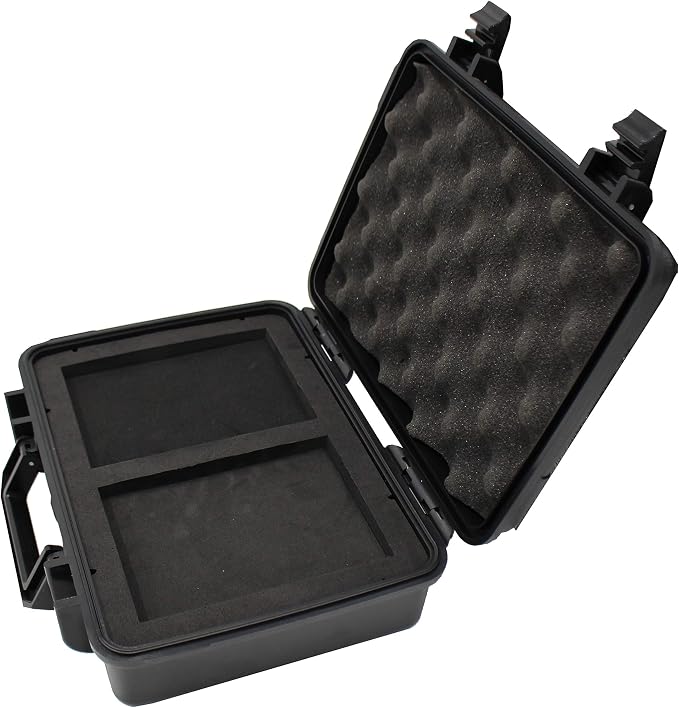 10" Small Hard Case with Customizable Foam Insert, 10.8x8.6x3.7 - Watertight Airtight Crush-Resistant Case for Pistol, Camera, Microphone & Electronics - Image 4