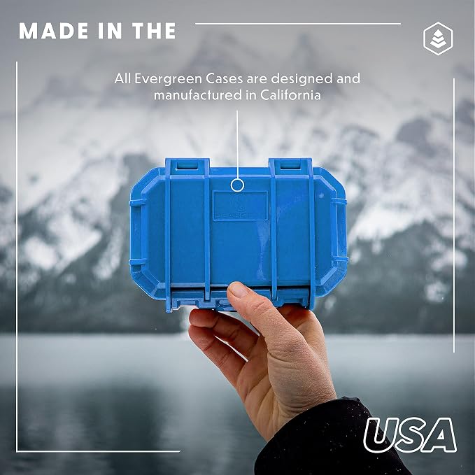 Evergreen Film Storage Case | Holds 7 Rolls of 35mm or 5 Rolls of 120mm Film | Preserve and Protect Your Film | Waterproof & Freezer Safe (Film Not Included) (Blue) - Image 6