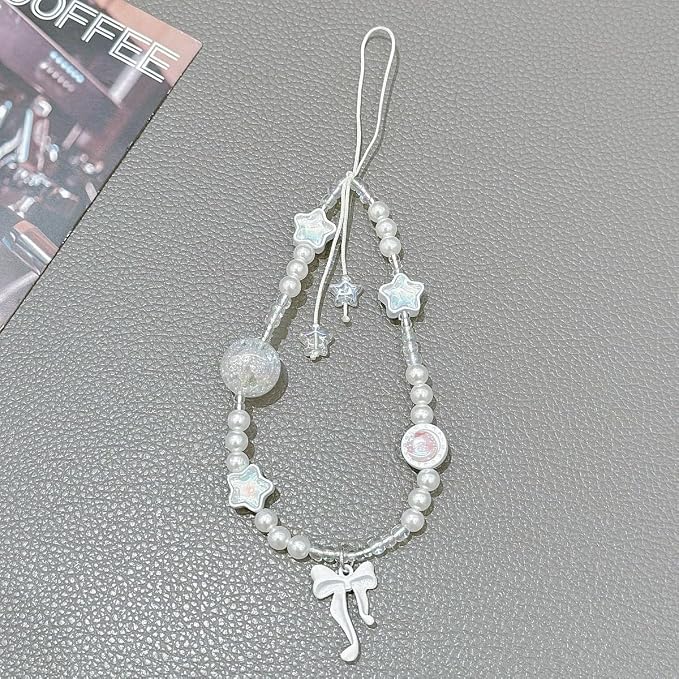 Beaded Camera Wrist Strap Cute Digital Camera Charm Lanyard, Phone Wristlet Charms, Phone Chain for Camera - Image 4