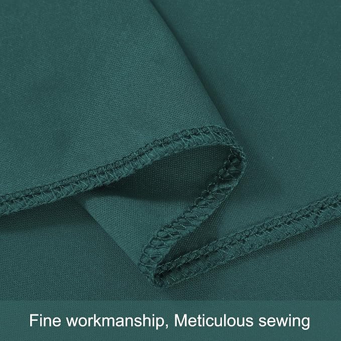 8 Panels Hunter Green Backdrop Curtains for Wedding Party Wrinkle Free Backdrops Curtain Drapes Fabric Decorations Photo Back Drop Cloth for Baby Shower Photography Stage Reception 40ft(W) x 12ft(H) - Image 8