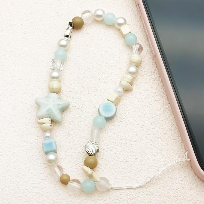 Beaded Camera Wrist Strap Cute Digital Camera Charm Lanyard Phone Chain Keychain Beaded Phone Lanyard Bag Charm - Image 6
