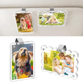 Accmor Car Picture Holder, Visor Photo Holder, Magnetic Acrylic Photo Clip | Clear, Horizontal & Vertical, Car Visor Photo Clip, Personalized Car Picture Frame, for Adding Family, Personal, Pets Photos by Accmor