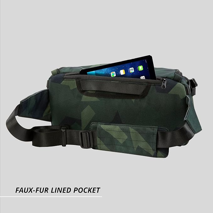 HEX Ranger DSLR Sling, with Adjustable Carry Straps, Collapsible Interior Dividers & More, Camo - Image 3