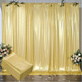 Outpain 30x10ft Gold Sequin Backdrop Curtains, Wrinkle Free Glitter Backdrop Drapes for Wedding Parties Photography Stage Decor, Non-Shedding 6 Panels Set (5x10ft Each) by Outpain