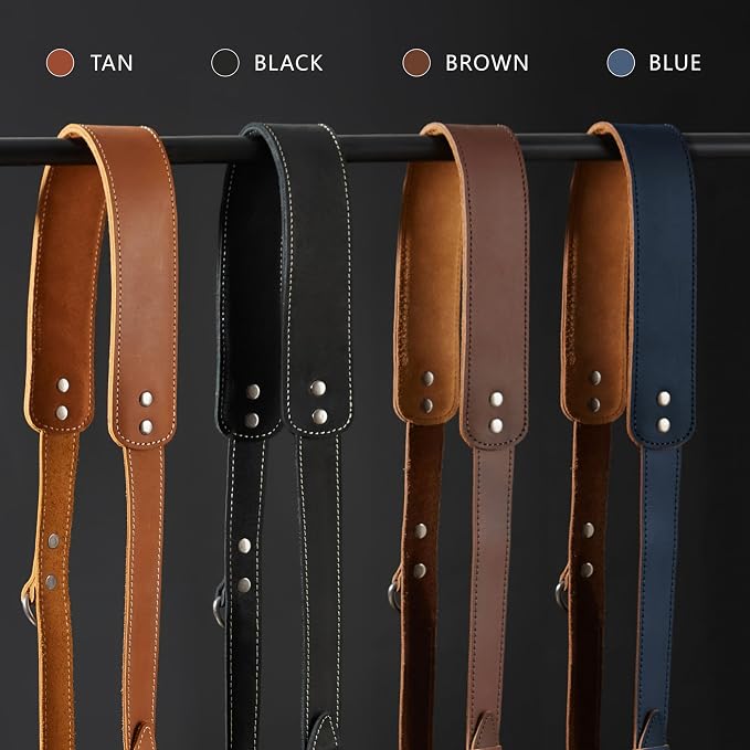 Padwa Lifestyle Blue Single Camera Harness Strap for One Camera - Professional Single Full Grain Leather Camera Harness,Quick Release Gear DSLR Camera Straps for Photographers - Image 7