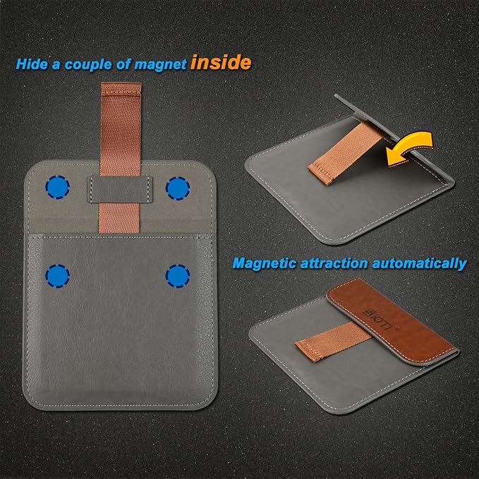 SIOTI Camera 100 * 100mm Square Filter Case, Leather Filter Pouch, Compatible with 100mm*100mm Square ND/GND/Colorful Filter - Image 4