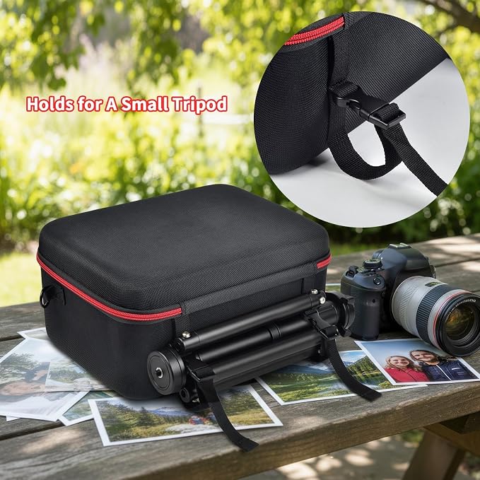 Camera Case for Canon/for Sony/for Nikon DSLR SLR Cameras, Large Capacity | EOS Rebel T7/R50/R6 Mark II/R100,Alpha 7 IV/ZV-E10/A6400/A6700/A6100,D7500,Lens/ Battery/Tripod Bag, Shoulder Strap, Box Only - Image 4