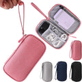 Pink Universal Cable Organizer - Electronics Accessories Bag for Charger, Phone, Memory Card & Travel Gadgets by KINMINGZHU