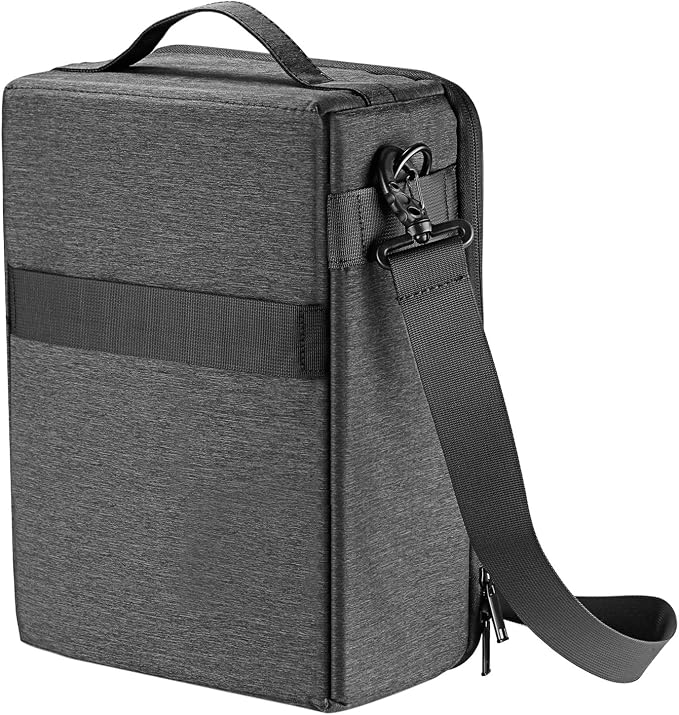 NEEWER NW140S Waterproof Camera and Lens Storage Carrying Case | 8.7"x5.9"x12.6", Soft Padded Bag, Compatible with Canon Nikon Sony DSLR, 4 Lens or Flash, Trigger, Battery Accessories (Grey) - Image 5