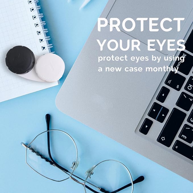 DEWSENSI 24 Pack Contact Lens Case, Colorful Empty Contact Lens Cases Box Holder Container for Storage, Travel, Daily Home Use - Image 5