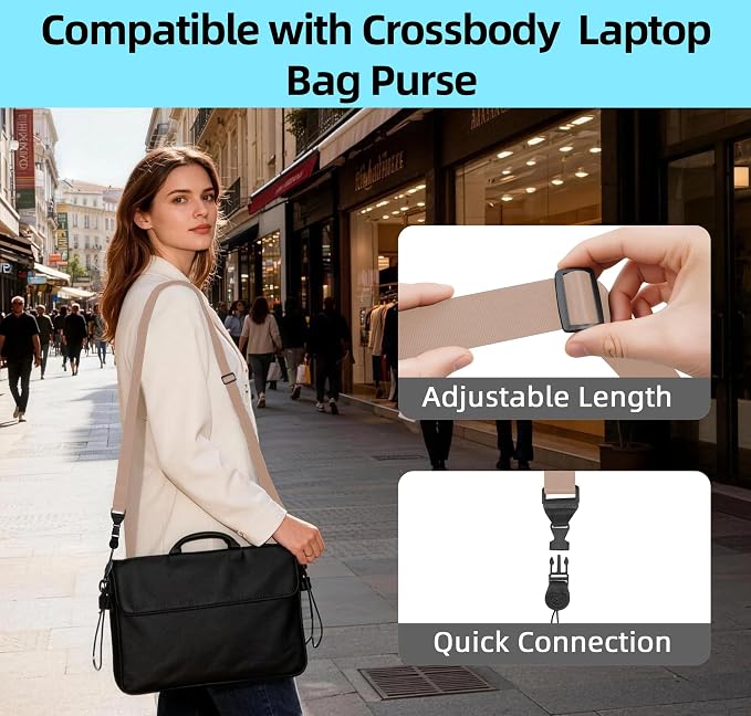 Adjustable Shoulder Strap, iPad Strap Nylon Neck Lanyard | for iPad/Samsung Tablet Case,Camera Binocular Crossbody Laptop Luggage Bag - Image 7