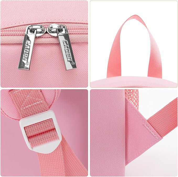 CADeN Camera Backpack Bag Professional for DSLR/SLR Mirrorless Camera Waterproof, Camera Case Compatible for Sony Canon Nikon Camera and Lens Tripod Accessories (Small, Pink) - Image 9