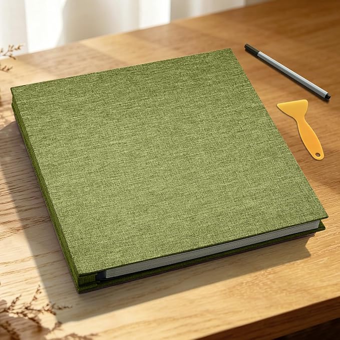 Large Photo Album Self Adhesive Scrapbook Album for 4x6 5x7 8x10 Pictures DIY Photo Book as Scrapbooking Supplies Kits, Birthday Gifts for Women Mom Wedding Baby Family Travel - Image 6