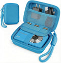 Digital Camera Case for CAMKORY/KODAK PIXPRO FZ45/FZ55/Canon IXUS 285 HS/AbergBest/Sony DSCW800/DSCW830 - Small Travel Compact Camera Holder with Mesh Pocket for SD Card & Accessories (Sky Blue) by Roseliya