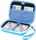 ProCase Hard Playing Card Game Carrying Case, Holds 300+ Cards -Blue | Travel Storage Box, Compatible with UNO, Five Crowns, SKYJO, PlayMonster and More Card Games, Case Only by ProCase