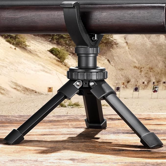 CVLIFE Shooting Rest Tripod 360 Degree Rotation V Yoke Stand | Rifle Rest for Target Shooting Adjustable Height Shooting Tripod Hunting and Outdoor Activities - Image 5
