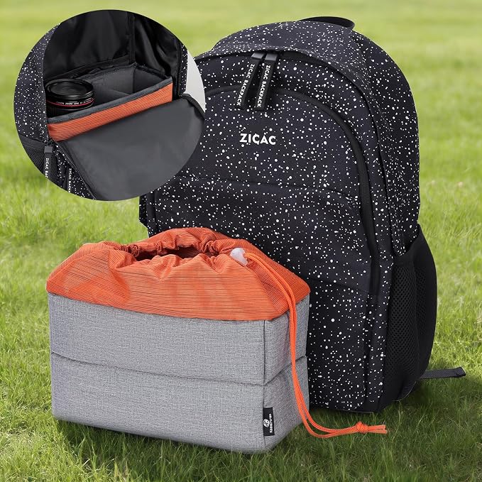 Koolertron Waterproof DSLR Camera Bag with Removable Insert, Adjustable Compartments, Fits in Camera Bags - Protective Case for DSLR/SLR Cameras & Accessories - Image 7