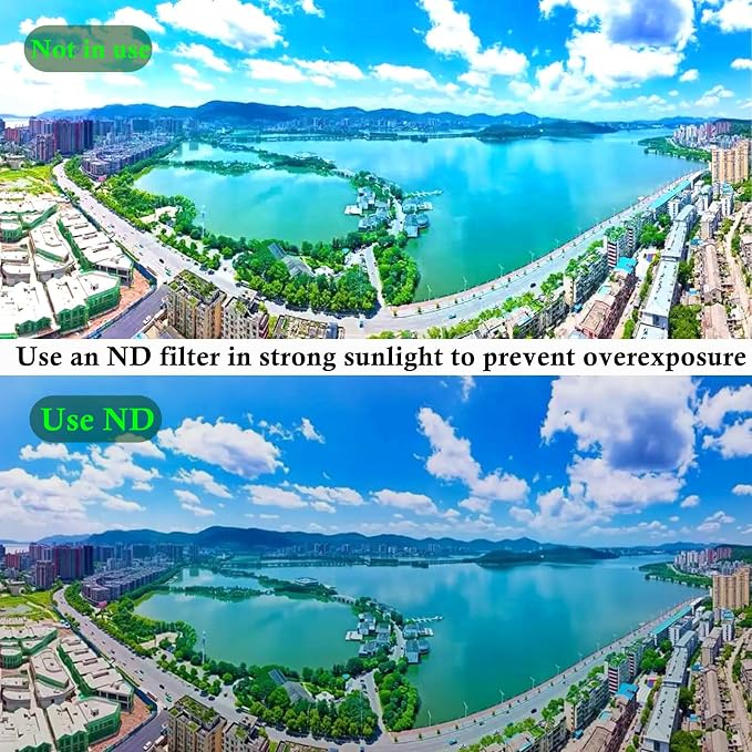 52mm Clip-on ND 2-400 Phone Lens Filter for iPhone16 15 14 13 12 11,Samsung BLU, Motorola, Xiaomi and Other Smart Phones.Neutral Density Used for reducing Light and for time-Lapse Photography. - Image 3