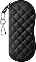 MoKo Sunglasses Soft Case Ultra Light Neoprene Zipper Eyeglass Case for Men Women by MoKo
