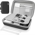 Hard Travel Electronic Organizer Case for Power Bank Chargers Cables USB Flash Drive SD Card Electronics & Backpack Organizer Travel Case Small Portable Accessories Bag, Black by MeloSync
