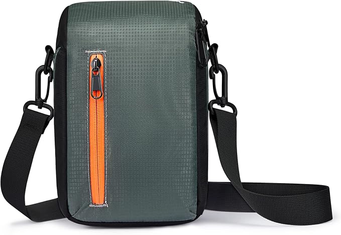 S-ZONE Camera Insert Bag Waterproof Lens Cube Case Compatible with Nikon Canon | Bottom and Side Zipper Openings, Adjustable Shoulder Strap, Compatible with Nikon Canon by S-ZONE