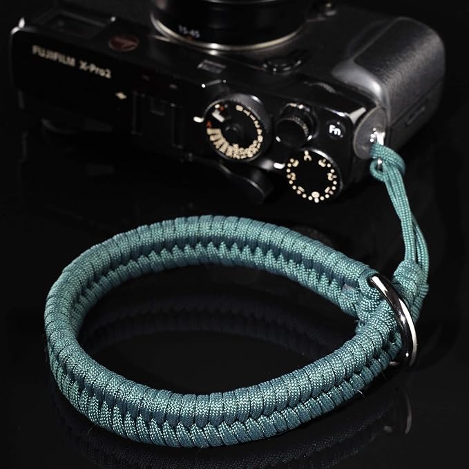 Paracord Camera Wrist Strap Lanyard-Quick Release for DSLR Mirrorless | Turquoise Adjustable wrist size,High-strength paracord material,lightweight 1.16oz,secure metal clasp,Fits Canon Nikon Sony - Image 6